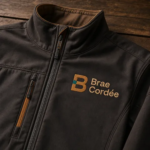 Veste de travail brodée Brae Cordée